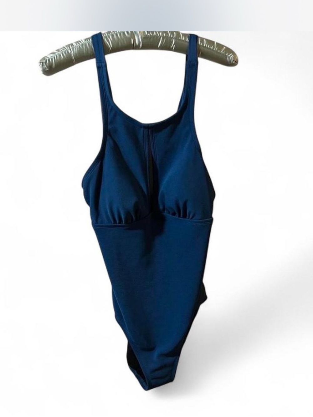 Kona Sol Deep Teal Scoop One-Piece Swimsuit SZ M